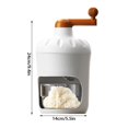 thumbnail image 2 of TIMIFIS Machine à Raser la Glace Machine à Glace Pilée Ménagère Petit Brise-Glace Manuel, Machine à Glace Continue Machine à Grêle Machine à Glace Machine à Smoothie Glace Pilée, 2 of 8