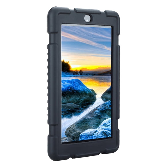 Silicone Case Light Weight Slim Anti-Slip Soft Skin Rubber Gel Case Cover for 2017 Amazon Fire 7 Tablet 7th Generation