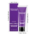 thumbnail image 3 of Personal Care Clearance!Nourishing Purple Hair Conditioner Fixing Color Locking Color Deeply Removing Yellowing Moisturizing Extending Hair Dyeing Durability Repairing Damag 100g, Gifts for Women, 3 of 9