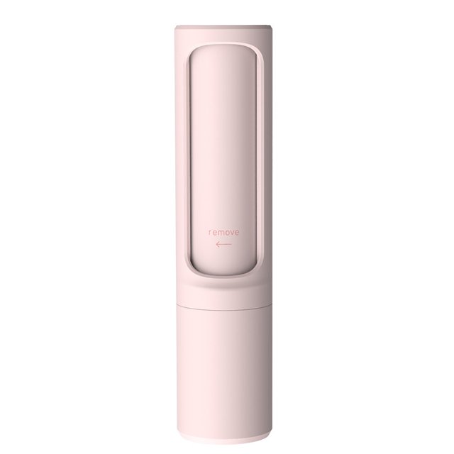 Pet Hair Remover Lint Remover Rotation Pet Hair Remover Portable Mini Static Dog Hair Lint Remover Device For HouseholdPink