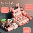 thumbnail image 2 of Cash Register for Kids, Pretend Play Cash Register with Scanner, Cuttable Food & Microphone Calculator, 2 of 8