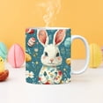 thumbnail image 4 of MTBLYS Easter Ceramic Coffee Mug Rabbit Design 350Ml Capacity 8Cm X 8Cm Home Office Camping Use, 4 of 4