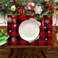 thumbnail image 2 of Napperons Ronds Petits pour Cuisine, Ensemble de Table pour 4, Napperons pour Table à Manger, Ensemble de Table de Cuisine Ronde Haute pour 4, Ensemble de Table Ronde pour 10, Napperon de Noël, Nappe en Lin, 2 of 4