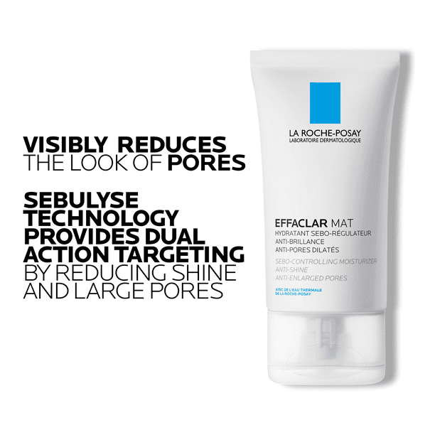 La Roche-Posay Effaclar Mat, Mattifying Face Moisturizer with Zinc