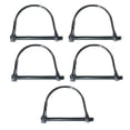 thumbnail image 2 of Lefu Pack of 5 locking pins Tubular folding pin with spring lock, galvanized(6 sizes), 2 of 5