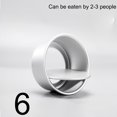 thumbnail image 1 of JASKFLY Aluminum Baking Tools Detachable Bottom Round Cake Pan Set 4 6 8 10 Inch Aluminum, 1 of 9
