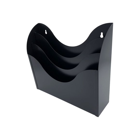 Huron - Trieur - 3 Compartiments - pour 12.99 Po x 11.34 Po - Noir
