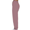 thumbnail image 4 of MAWCLOS Women Jogger Sets Long Sleeve Tracksuit Set Solid Color Two Piece Outfit Breathable Sports V Neck Sweatsuits Purple Pink XL, 4 of 5