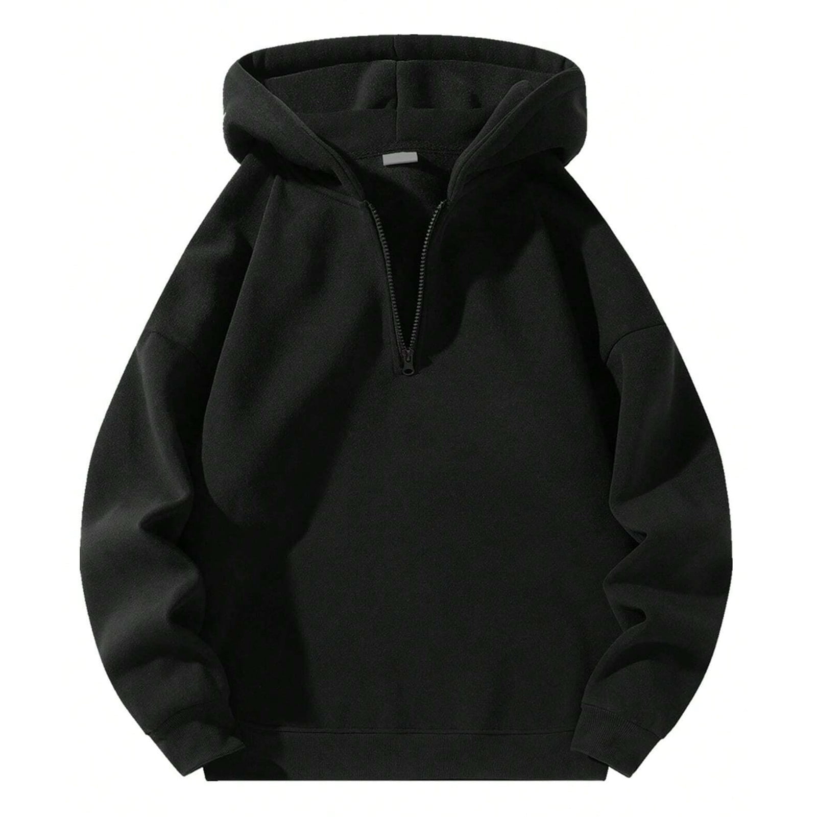 Kcodviy Men's Autumn and Winter Lightweight Hoodie Solid Colors Sweatshirt Long Heavy Blend Hoodie Sleeve Long Sleeve Hoodie Sweatshirt for Men Sweatshirt Tops