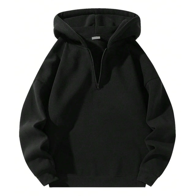 Kcodviy Chandails à Capuche Zippés pour Hommes d'Automne et d'Hiver pour Hommes Chandail Uni Chandails à Capuche Longs Robe Chandail Manche Longue Chandail à Capuche Virginity Rocks Chandail à Capuche Hauts
