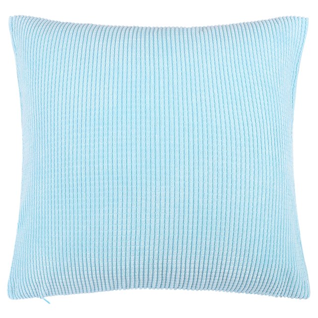 Unique Bargains Housse de Coussin Décorative en Velours Côtelé Doux à Rayures de Maïs