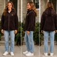 thumbnail image 3 of Veste en molleton à poils longs Reebok pour femmes, tailles XS à XXL, 3 of 3