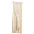 thumbnail image 4 of FOCUSNORM Women Hollow Out Pants Solid Color Elastic High Waist Trousers, 4 of 8