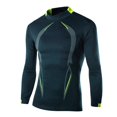 thumbnail image 3 of Wangsaura Men Sports Shirt, Long Sleeve Elastic Quick Drying Tops, 3 of 9