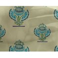 thumbnail image 4 of oneOone Georgette Viscose Fabric Floral Block Print Fabric BTY 42 Inch Wide, 4 of 4