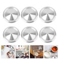 thumbnail image 3 of 6Pcs Stainless Steel Cup Lids Dustproof Mug Lids Corrosion-resistant Cup Lids Round Cup Covers, 3 of 9