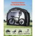 thumbnail image 2 of VEVOR Tente de Rangement Extérieure pour Vélo, Tente de Vélo Spacieuse et Imperméable pour 3 à 4 Vélos, 2 of 9