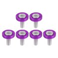 thumbnail image 1 of Unique Bargains 6 Pcs Finishing Countersunk Fender Bumper Washers Engine Bay Fastener Kit for Motorcycle Purple, 1 of 7