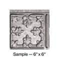 thumbnail image 1 of FASÄDE Traditional Style 10 Decorative Vinyl Backsplash Panel in Galvanized Steel (6X6 Inch Sample), 1 of 5