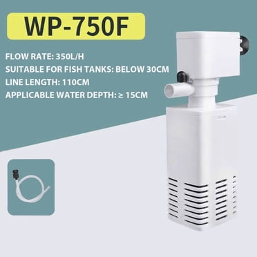 COM1950s Fish Tank Filters, Fish Tank Filters, Fish Tank Filter Three in One Filter Pump Circulation System Small Water Purification Pump Built in Aquarium, Fish Tank Filter, Fish Tank Filter