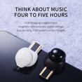 thumbnail image 4 of fashionhome Bluetooth 4.2 Mini Earphone Headset In-ear Type Wireless Headphone Phone Music Earbud USB Magnetic Charging Base, 4 of 9