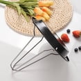 thumbnail image 4 of Steel Beer Can Chicken Turkey Roaster Oven Rotisserie Bbq Grill Rack Stand Holder Tray Turkey Vertical Poultry Roaster Rack, 4 of 5