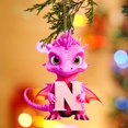 thumbnail image 3 of Meitianfacai 26 Letters Christmas Tree Decoration Pendant Christmas Tree Ornaments Personalized DIY Christmas Ornaments Christmas Decoration Xmas Tree Hanging Decor Feature, 3 of 3