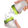 thumbnail image 2 of Comotomo Natural Medium Flow 3+ Month Nipper Bottle (Double)-250Ml, 2 of 2