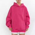 thumbnail image 1 of IMENGL Hoodies oversized sweatshirts pullover, Pink M, Size M-XL, 1 of 7
