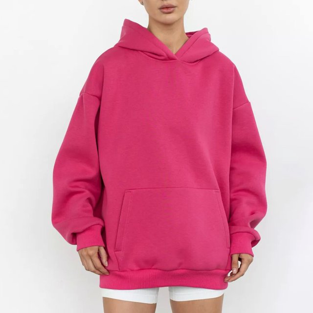 IMENGL Hoodies oversized sweatshirts pullover, Pink M, Size M-XL