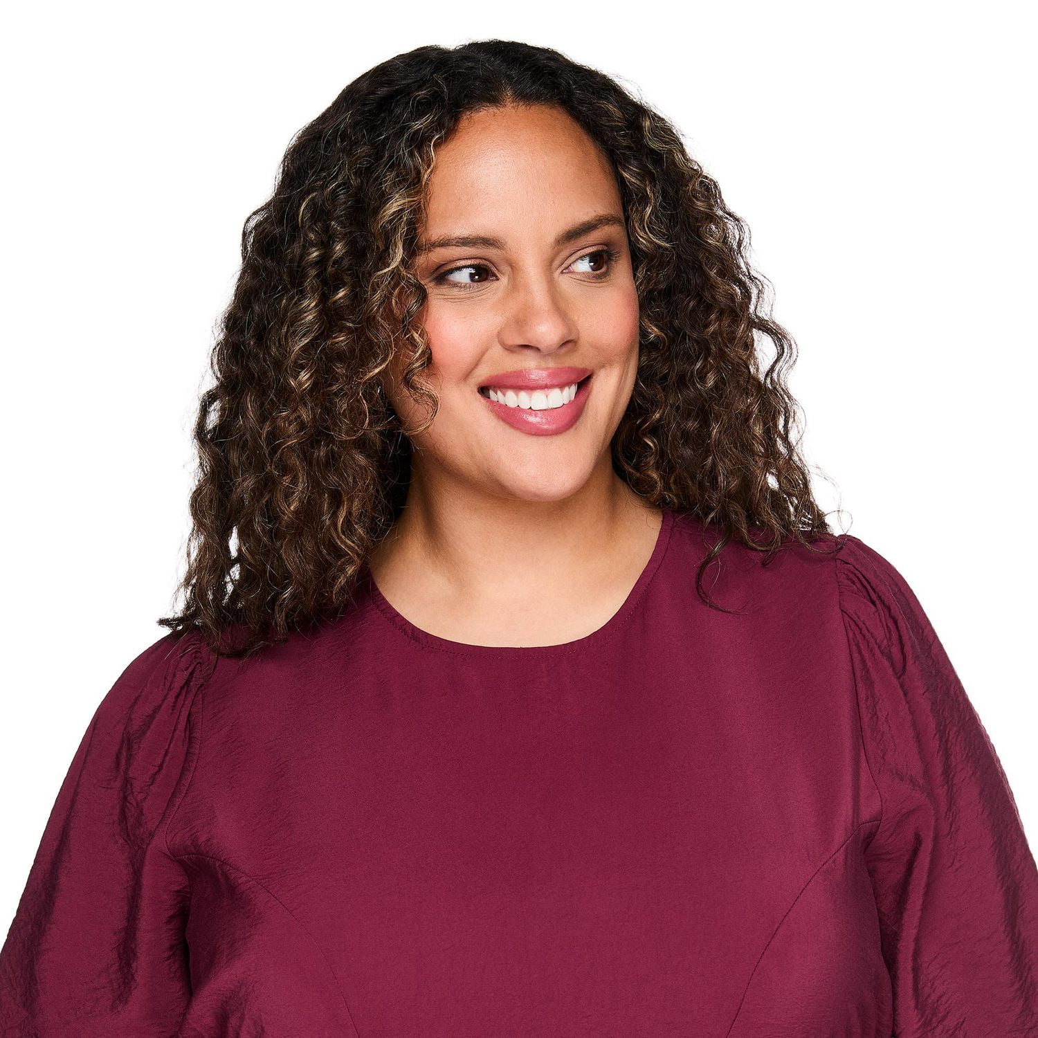 Robe ajustée et évasée à manches longues Lane Bryant Plus pour femmes