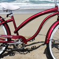 thumbnail image 3 of Firmstrong Bella Fashionista Single Speed Beach Cruiser Bicycle, 26-Inch, Burgundy, 3 of 5