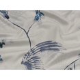 thumbnail image 5 of oneOone Rayon Dusty Gray Fabric Floral & Peacock Craft Projects Decor Fabric Printed By The Yard 56 Inch Wide, 5 of 5