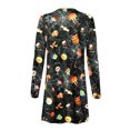 thumbnail image 4 of Honganda Women Halloween Printed Pattern Cardigan, Long Sleeve Loose Coat, 4 of 6