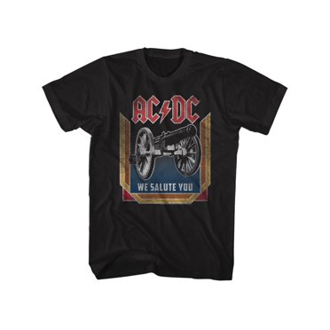 AC/DC Hard Rock Band Music We Salute You Album Adult T-Shirt Tee 2XT