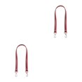 thumbnail image 1 of Baohd Bag Accessories Classic Bag Strap PU Leather Craftsmanship Multi-Color Options Shoulder Bag Strap Shoulder Strap Winered 2Set, 1 of 6