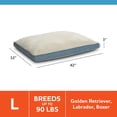 thumbnail image 3 of Vibrant Life Deluxe Gusset Pet Bed, Blue Diamond, 3 of 5