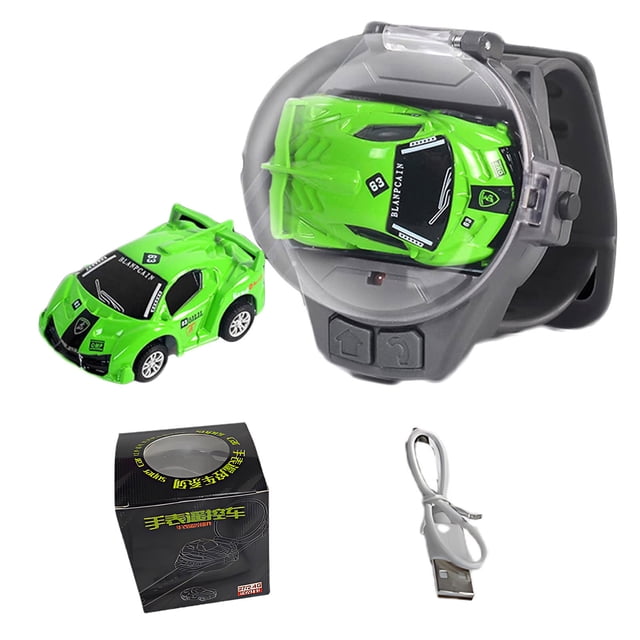 ZZkhGO Watch Remote Control Car, 2.4GHz Wrist Racing Car Toy, USB Charging Mini RC Toy for Boys Girls