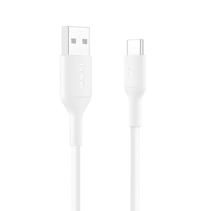 Belkin BoostCharge Eco USB A à USB C Câble (1M/3.3pi). 15W) - Câble de charge rapide souple et flexible, cordon chargeur de type C pour iPhone 16 & 15 Series, Galaxy S25, Pixel 9, iPad Pro, & Plus - Blanc (USB 2.0)