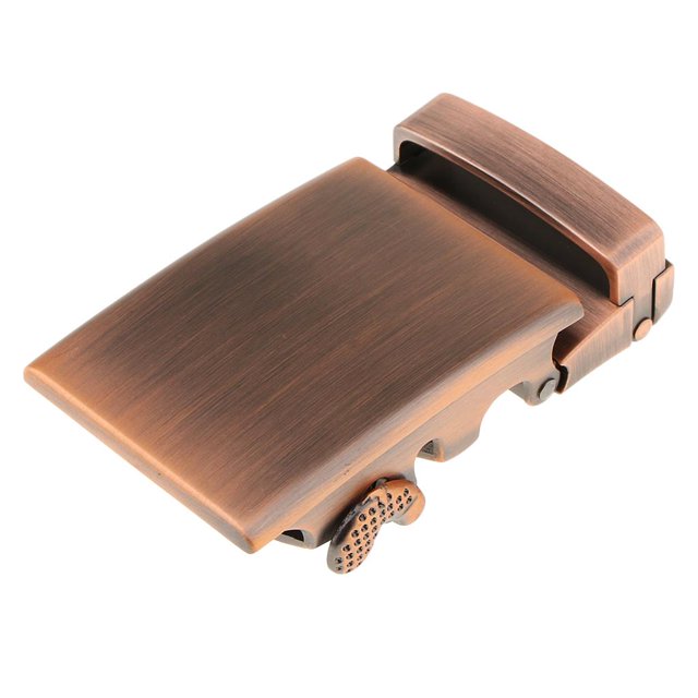 Esquirla Ratchet Alloy Belt Buckle Replacements Rectangle Automatic Slide Buckle DIY Copper