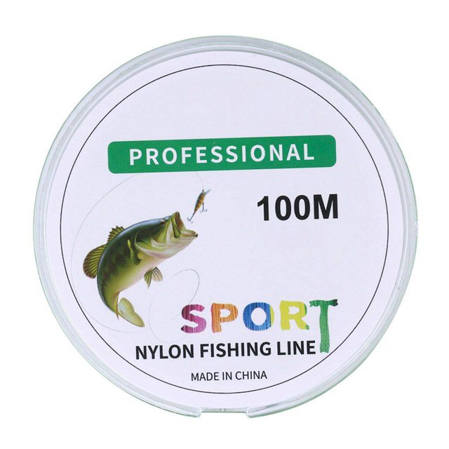 Fil de Pêche à la Carpe Basse 100 m Câble Résistant à l'Usure Monofilament Corde de Poisson Nylon Résistant Câble de Pêche Bricolage Fil de Canne à Pêche Monofilament Corde de Poisson