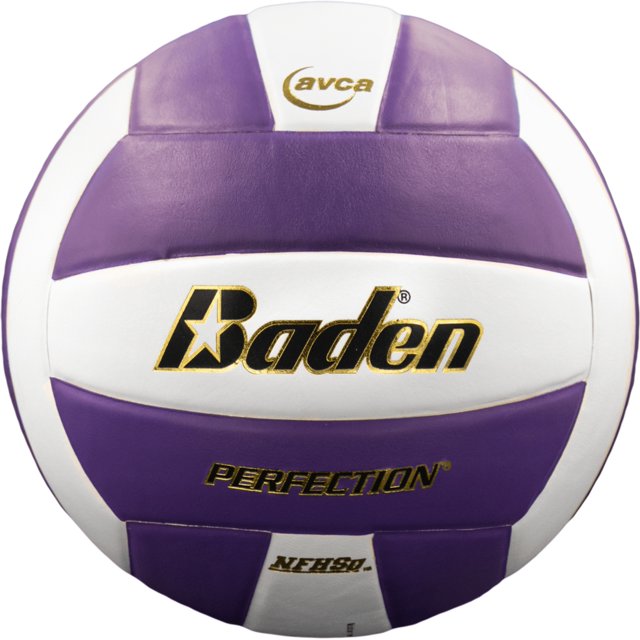 Baden PERFECTION Volleyball en Cuir d'Intérieur - Ballon de Jeu Officiel Approuvé NFHS
