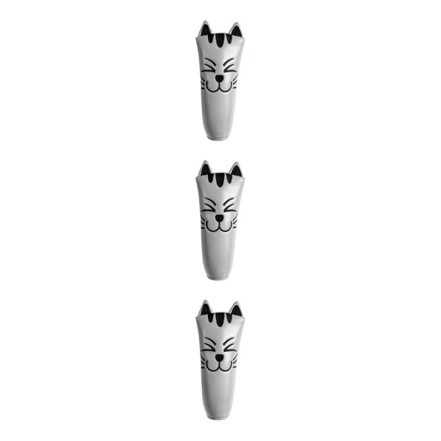 maskred Golf Tête Couvre Maillet Putter Pros Training Gear 3 Fairwaywood Gris Droite 3Set