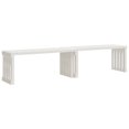 thumbnail image 1 of vidaXL Patio Bench Extendable Garden Bench Outdoor Seating Solid Wood Pine, 1 of 6