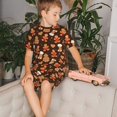 thumbnail image 4 of KLL Ensemble de Pyjama à Manches Courtes pour Enfants Imprimé Biscuits de Noël, Ensemble de Pyjama Doux pour Garçons et Filles - Petit, 4 of 6