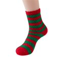 thumbnail image 1 of GDREDA Wool Socks Womens Warm Christmas Fashion Windproof Printing Mid Tube Socks Long Tube Army Green,, 1 of 2