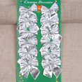 thumbnail image 1 of 12Pcs Christmas Tree Ribbon Bow   Ornaments for Holiday Decor  Great Gift Christmas Decoration, 1 of 2