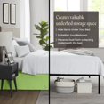 thumbnail image 5 of SGI Bedding 11 Inch Pleated Bed Skirt | Microfiber Bed Skirt | Fade Resistant, Wrinkle Free, Anti-static, Decorative, Extra Storage Space, Clutter-Free | Queen, Sage, 5 of 5