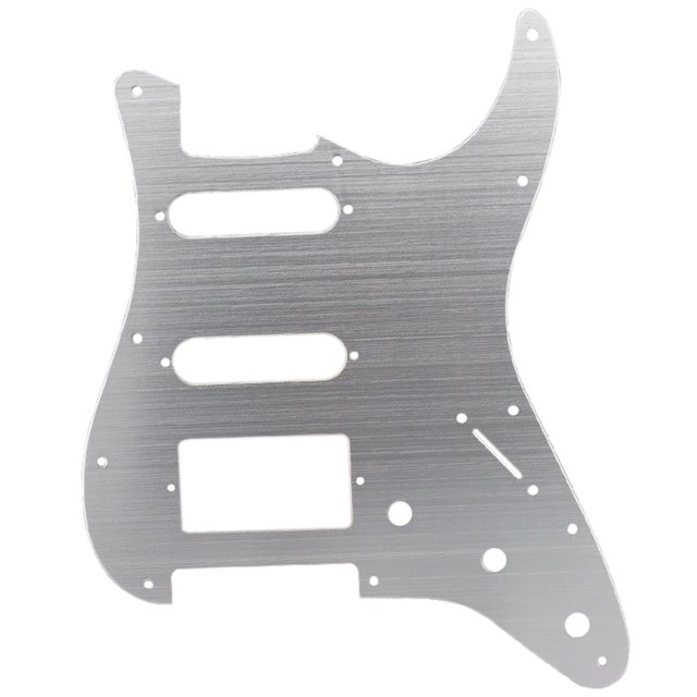 Plaque de Protection en Métal 11 Trous SSH pour Guitares Électriques Strat
