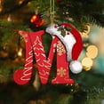 thumbnail image 5 of LSLJS 26 Letters Christmas Tree Decoration Pendant Christmas Tree Ornaments Personalized DIY Christmas Ornaments Christmas Decorations Xmas Tree Hanging Decor, 5 of 5